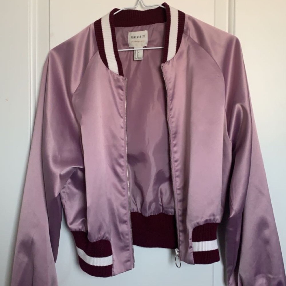 purple shiny metallic throw on cardigan!